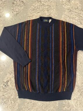 Vintage Made in Italy Merino Wool 3D Knit Sweater